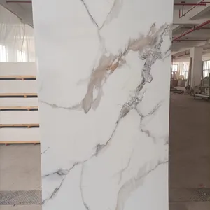 1220*2800mm*3mm Waterproof Uv Coating Pvc Marble Interior Wall Boards