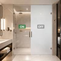 Película de Vidrio Inteligente PDLC Autoadhesiva, Conmutable, a Prueba de Explosiones, con Aislamiento Térmico y Control Remoto para Ventanas de Hotel