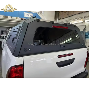 ฝาครอบกระบะรถบรรทุกเชฟโรเลต ซิลเวอราโด 1500 2500hd รุ่นครูแค็บ ปี 2017 2018 แบบ 6.5 ฟุต  วัสดุอะลูมิเนียม ติดตั้งแบบไม่ต้องเจาะ - Product Image 2