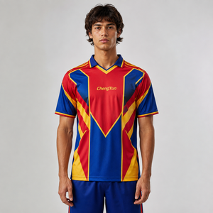 <span class=keywords><strong>Camiseta</strong></span> de Fútbol Personalizada con Bloques de Color Modernistas para Ligas Universitarias - Product Image 1