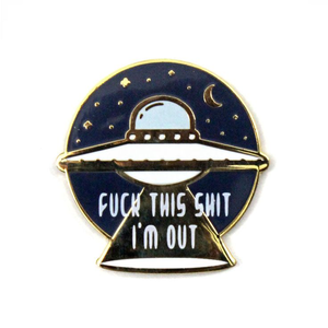 Negozio di giochi regali merce Souvenir personalizzato per gli amanti della <span class=keywords><strong>fantascienza</strong></span> e del cinema alieno astronave distintivo in metallo spilla spilla - Product Image 3
