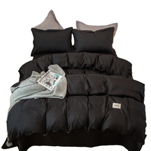 <span class=keywords><strong>Lenzuola</strong></span> di bambù naturale di lusso al 100% macchia nera di prima qualità all'ingrosso Set di biancheria da letto in cotone egiziano con federa - Product Image 1