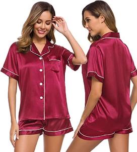 OEM Family Silk Pajama Sets Cotton Matching <strong>Satin</strong> Ladies Sleepwear Designer Clothes Wholesale <strong>Satin</strong> Pajamas Women Set - Product Image 1