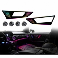 Kit d'éclairage ambiant pour voiture, 64 couleurs, éclairage LED ambiant pour voiture, éclairage ambiant intérieur pour Mercedes-Benz GLK X204 2008-2015