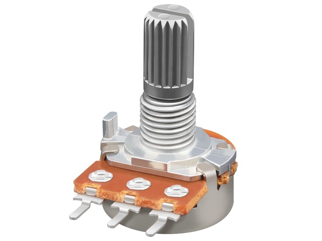 SOUNDWELL Manufacturer's Direct Selling WH148 Double Potentiometer Rotary B50K 503 50K Handle Length 20mm Stereo Volume Control