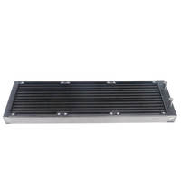 Dissipateur de chaleur en aluminium anodisé noir de haute qualité CNC coupe et pliée radiateur de refroidissement par eau packs de batterie plaque de refroidissement liquide