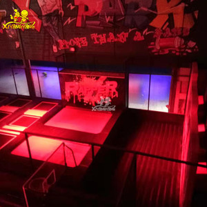 Nhà Máy Bền Tùy Chỉnh Nhảy <span class=keywords><strong>Bungee</strong></span> Giường Trampoline Trẻ Em Trong Nhà Bouncy Trampoline Công Viên - Product Image 5