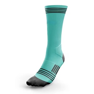Custom Cushioned Anti-Slip Mid Calf Soccer Football Basketball <b>Socks</b> Running Sports for Spring Season Sweat Features - Product Image 4