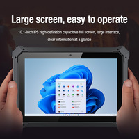Tablet PC Android industrial 4G NFC resistente de 10 pulgadas con gran pantalla táctil Procesador Intel Sistema operativo Windows