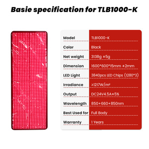 Couverture <span class=keywords><strong>de</strong></span> luminothérapie LED rouge et infrarouge proche certifiée UL, <span class=keywords><strong>vente</strong></span> chaude, pod 660 nm 850 nm, luminothérapie rouge, tapis pour tout le corps - Product Image 4