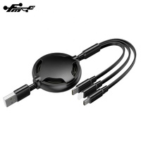 Kabel Data USB 3 Dalam 1, Kabel Pengisi Daya 3 Dalam 1, Kabel Pengisian USB 3 Dalam 1, Kabel Pengisian Daya 3 Dalam Satu 1, Nilon, Pabrik