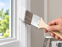 Pinceau décoratif personnalisé, filaments effilés avec manche en bois, pinceau de peinture OEM de haute qualité fabriqué en usine