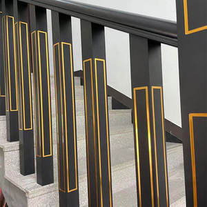 Pasamanos de Aluminio para Interiores, Montado en Pared, Diseño Moderno y de Lujo, Garantía de 3 Años, Solución Completa para el Hogar - Product Image 5
