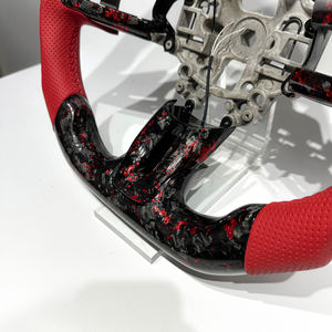 Vente directe d'usine de volants de course en fibre de carbone véritable forgée adaptés aux voitures <span class=keywords><strong>Ford</strong></span> <span class=keywords><strong>Mustang</strong></span> <span class=keywords><strong>GT</strong></span> - Product Image 3