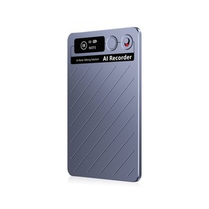 Enregistreur vocal intelligent magnétique AI 64 Go avec réduction du bruit, transcription et analyse - Product Image 1