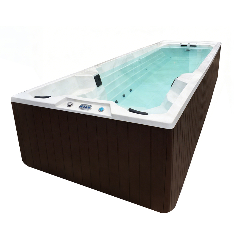DSL-7450 4-Person Imported Acrylic Smart Whirlpool Heated Spa Pool LED Lighting Massage Jets Energy-Efficient Design Adults