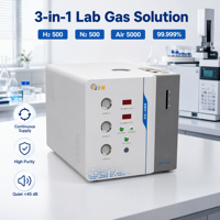Générateur d'azote, d'hydrogène et d'air 3-en-1 pour la chromatographie en phase gazeuse (GC) – Certifié CE, sans huile – Fournisseur d'usine
