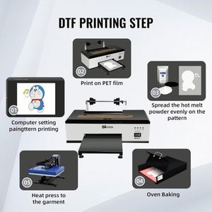 เครื่องพิมพ์ DTF แบบทำความสะอาดอัตโนมัติ พร้อมระบบผสมหมึกขาวสำหรับเสื้อยืด เสื้อฮู้ด หมวก ฯลฯ (C31 TX800) รับประกัน 1 ปี สินค้าใหม่ - Product Image 3