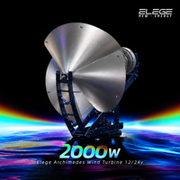 Archimedes Windturbine 500W 1000W 2000W 3000W 5000W 12V 24V 48V Kleiner Windgenerator für den Hausgebrauch Freies Energieerzeugungssystem