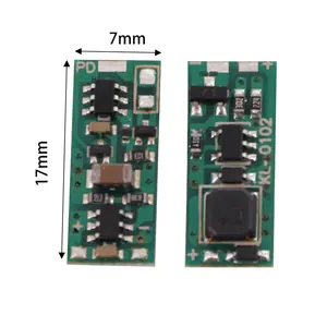 Placa controladora láser semiconductora APC 7mm X17mm con circuito de diodo láser verde de frecuencia TTL de alta gama 3VBooster circuit7V