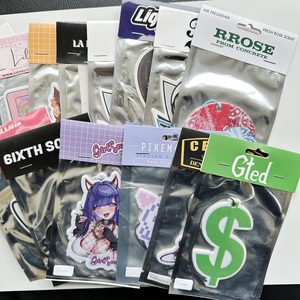 Super starker, lang anhaltender Duft Fügen Sie mehr Parfüm hinzu Benutzer definierte verschiedene Gerüche Form Hängendes Baumwoll papier Auto Lufter frischer mit Logo - Product Image 6