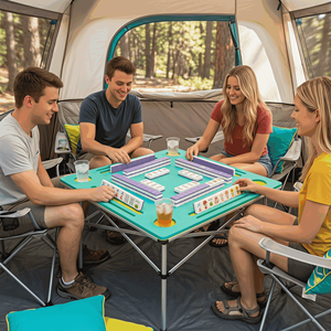Tuiles de Mahjong Flottantes Étanche - Ensemble de Mahjong Américain Portable Écologique pour Fêtes au Bord de la <span class=keywords><strong>Piscine</strong></span>, Plage, <span class=keywords><strong>Camping</strong></span> et Divertissement en Extérieur - Product Image 6