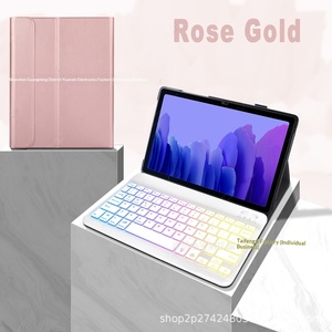 Étui de protection transfrontalier pour <span class=keywords><strong>tablette</strong></span> A9plus/S9FE avec clavier magnétique rétroéclairé RGB trois couleurs en cuir – Fabriqué en Chine - Product Image 6