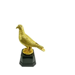 Wholesale custom carrier pigeon trophy metal award cups for pigeon race events