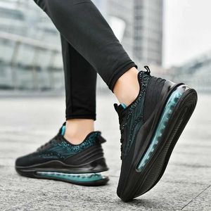 Chaussures de sport décontractées toutes saisons pour hommes, légères et confortables, avec amorti, pour la course et la marche en extérieur, doublure en maille tendance - Product Image 5