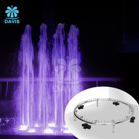 Fuente Musical Circular Davis de 3m, Acero Inoxidable 304, Iluminación LED RGB para Exteriores, Resistente al Agua, 110V-380V, Control PLC/DMX512