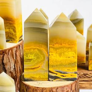 Torre de Cristal Natural Curativa al por Mayor, Prisma Tetraédrico de Jaspe Abejorro para Decoración - Product Image 3