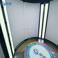 Scanner corporel 3D couleur 1800W avec 18 caméras industrielles intégrées, cabine photo pour l'impression de modèles humains et de figurines d'anime