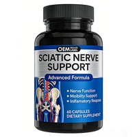 Capsules OEM pour le nerf sciatique avec acide alpha-lipoïque et supplément de curcuma pour le soulagement de la sciatique