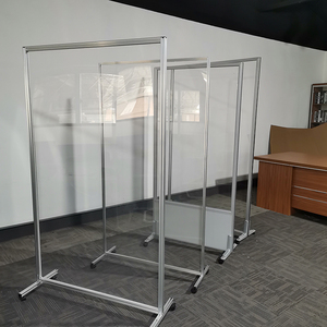 <span class=keywords><strong>Cloison</strong></span> mobile en acrylique transparent en gros, <span class=keywords><strong>cloison</strong></span> de séparation de pièce en plexiglas transparent, <span class=keywords><strong>cloison</strong></span> de bureau sur roulettes - Product Image 4