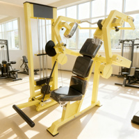 Presse à bras de gymnastique professionnelle broche d'entraînement de force musculaire arrière chargée Machine de pull Lat sélectorisée