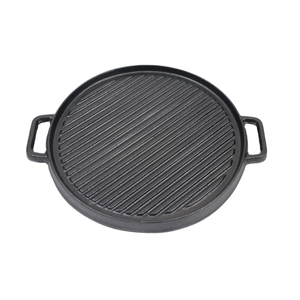 Tùy chỉnh cát đúc dịch vụ đảo ngược vỉ nướng BBQ 2 mặt gang nướng tấm <span class=keywords><strong>Pan</strong></span> - Product Image 3