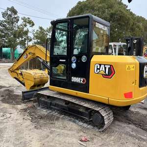 Excavatrice CAT 306E excavatrice sur chenilles utilisée cat306E 6 tonnes d'origine avec mini pelle agricole Caterpillar 306E2 EPA CE - Product Image 3