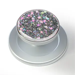 Schattige Opvouwbare Flexibele Zwanenhals Display Epoxy Diy Ontwerp Glitter Magnetische Telefoon Stand Houder Grepen