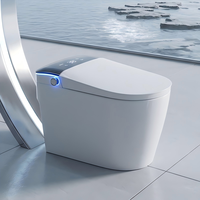 Toilette intelligente professionnelle avec système anti-obstruction, bidet électrique intelligent, toilette connectée de luxe pour les entreprises de rénovation résidentielle