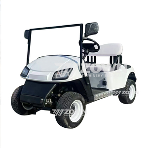 รถกอล์ฟไฟฟ้า 4 ที่นั่ง ขายส่งจากโรงงาน รถกอล์ฟหรูหราสำหรับเที่ยวชมเมือง พร้อมหน้าจอมัลติมีเดียบลูทูธ - Product Image 5