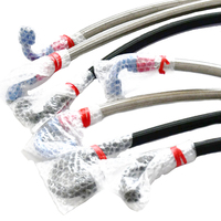 Tuyau d'huile tressé en fil d'acier inoxydable 304 NBR/CPE -4AN -6AN -8AN -10AN -12AN -16AN -20AN