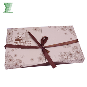 Logo personalizzato all'interno di velluto per orecchini anelli collane di lusso eco-friendly scatola di gioielli in carta Kraft - Product Image 2