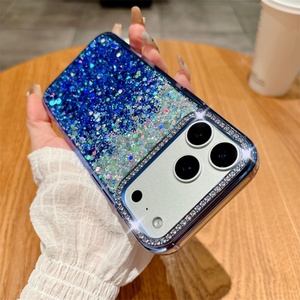 เคสโทรศัพท์กันกระแทกแบบนิ่ม ขอบกล้องประดับเพชรหรูหรา ผลิตจาก TPU พร้อมกลิตเตอร์ด้านหลัง สำหรับ iPhone 11 และ 17 - Product Image 6