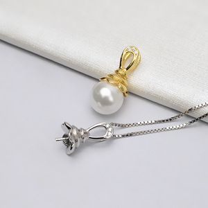 Pendentif en argent S925 avec 11-13 perles, design de chapeau à grosse tête, accessoires de bricolage et tendance, 737 composants et trouvailles de bijoux - Product Image 2