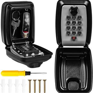 Boîte de verrouillage des boutons de fenêtre de <span class=keywords><strong>voiture</strong></span> Boîte de verrouillage robuste et étanche de grande capacité Dispositifs antivol pour véhicules Boîte de verrouillage des clés de <span class=keywords><strong>voiture</strong></span> portable - Product Image 5