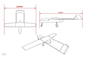 Aile fixe Levitate <span class=keywords><strong>Skyeye</strong></span> de 3220mm | Cadre en matériau composite | Opérations à longue portée | Conception résistante aux intempéries - Product Image 6