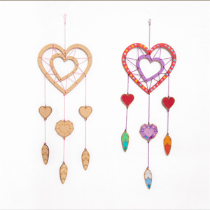 <span class=keywords><strong>Attrape</strong></span>-rêves en plumes pour enfants, accessoires de décoration de maison indienne, bricolage artisanal, nouveau Style, vente en gros - Product Image 4