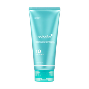 medicube Limpiador Facial en Espuma de Limpieza Profunda con Ácido Azelaico y Niacinamida 120g Limpiador Coreano Transformador con Ácido Azelaico y Niacinamida de Acción Suave - Product Image 1
