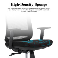 Chaise de bureau exécutive de luxe à dossier inclinable à 180 degrés, design moderne, prix bas, dossier en maille, accoudoirs réglables en hauteur, garantie 2 ans