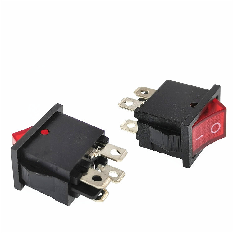 Kcd1 кулисный переключатель 250vac 16a T100 55 Kcd R11 таймер Dpdt 4 Pin кулисный переключатель